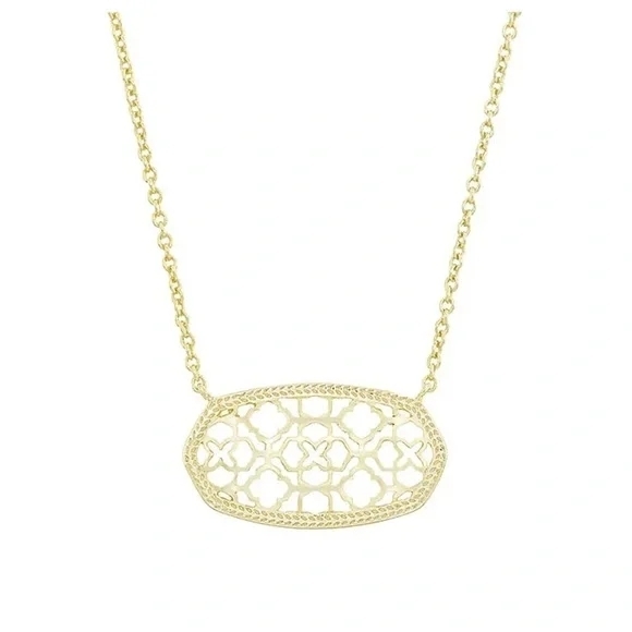 Kendra Scott Gold Dollie Necklace - Picture 2 of 4